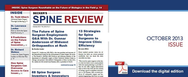 Oct Spine Current Issue